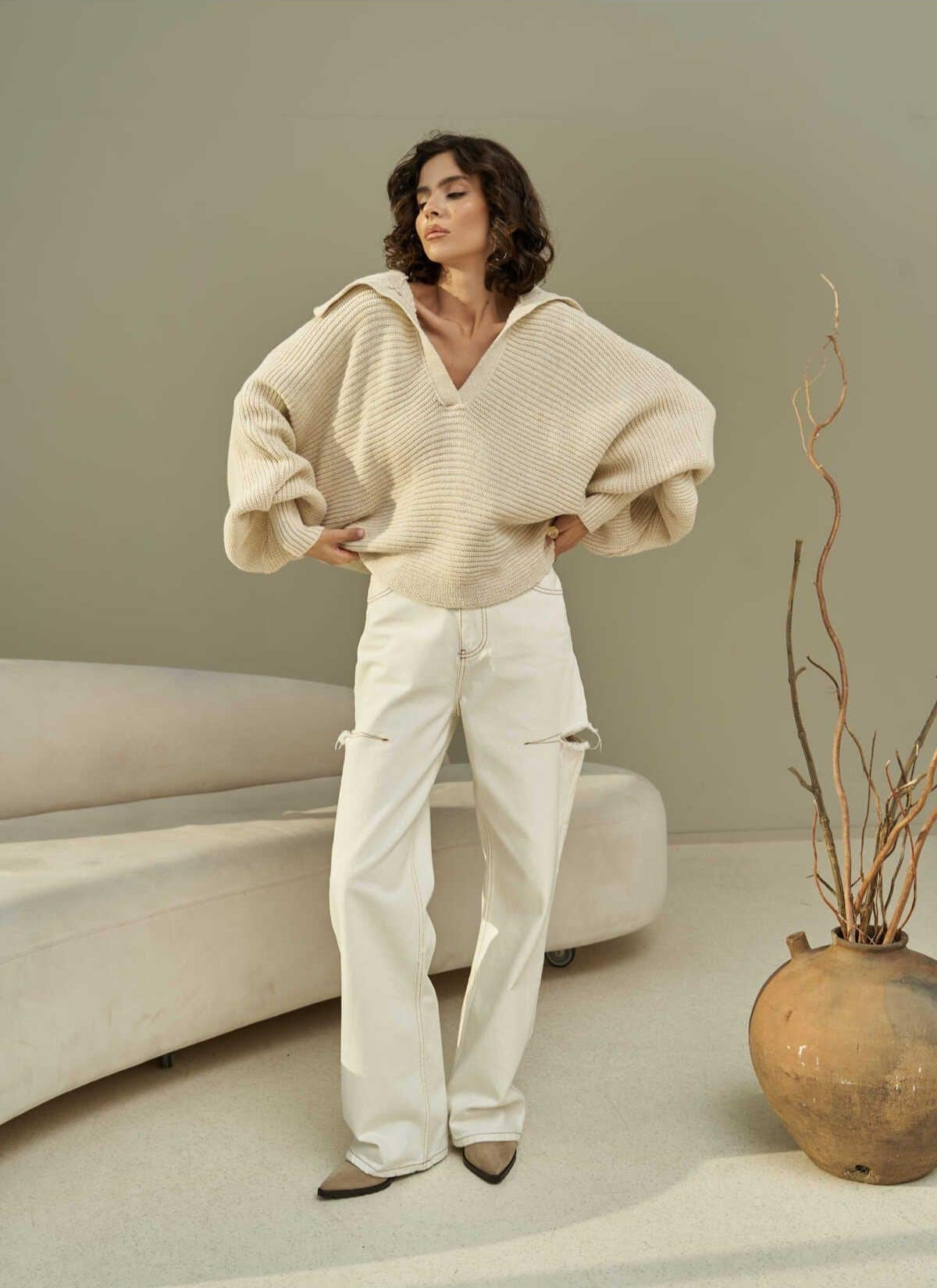 Naia – Il Maglione Morbido Scolpito