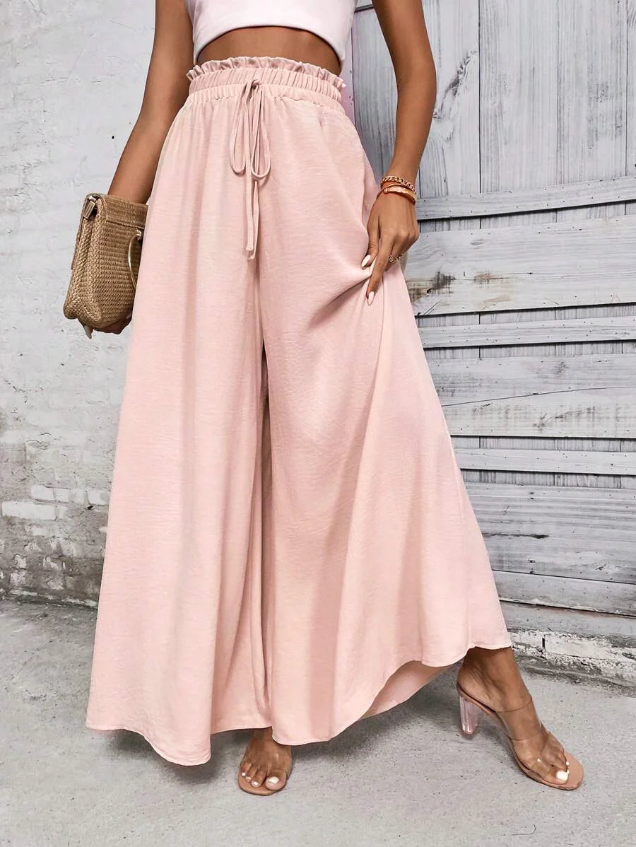 Poly – Pantaloni a Gamba Larga